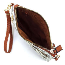 Load image into Gallery viewer, Monogram Multi Zip Clutch Crossbody Bag Wristlet
