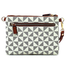 Load image into Gallery viewer, Monogram Multi Zip Clutch Crossbody Bag Wristlet
