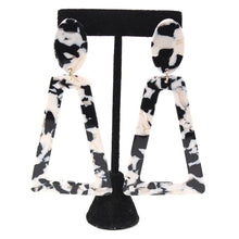 Load image into Gallery viewer, Chunky Marble Acrylic Earrings
