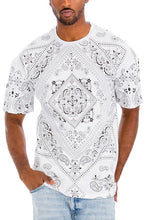 Load image into Gallery viewer, Weiv Mens Bandana Print TShirt
