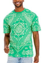 Load image into Gallery viewer, Weiv Mens Bandana Print TShirt
