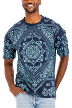 Load image into Gallery viewer, Weiv Mens Bandana Print TShirt
