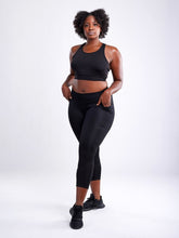 Load image into Gallery viewer, High-Waisted Classic Gym Leggings w Pockets
