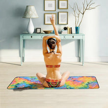 Load image into Gallery viewer, Tie Dye Toga Mat Towel with Slip-Resistant Grip
