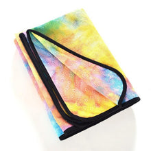 Load image into Gallery viewer, Tie Dye Toga Mat Towel with Slip-Resistant Grip
