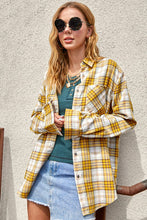 Load image into Gallery viewer, Plaid Button Down Pocket Shirt
