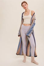 Load image into Gallery viewer, Multi Color Gradation Long Knit Open Cardigan
