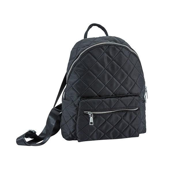 Chic Nylon Quilted Fashion Backpack