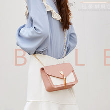 Load image into Gallery viewer, Small Messenger Cute Cat Tassel Decoration Chain One Shoulder Small Square Casual Messenger Bag
