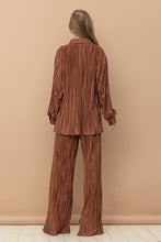 Load image into Gallery viewer, Pleated Blouse Pants Set
