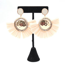 Load image into Gallery viewer, BOHO CHIC CHANDELIER TASSEL STUD EARRINGS
