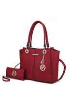 Load image into Gallery viewer, MKF Ivy Tote Handbag with Wallet Crossover by Mia
