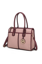 Load image into Gallery viewer, MKF Livia Satchel Handbag Crossover Women by Mia k
