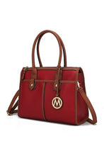 Load image into Gallery viewer, MKF Livia Satchel Handbag Crossover Women by Mia k
