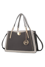 Load image into Gallery viewer, MKF Aubrey Satchel Handbag Crossover by Mia k
