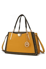 Load image into Gallery viewer, MKF Aubrey Satchel Handbag Crossover by Mia k
