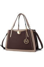 Load image into Gallery viewer, MKF Aubrey Satchel Handbag Crossover by Mia k
