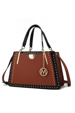 Load image into Gallery viewer, MKF Aubrey Satchel Handbag Crossover by Mia k
