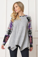 Load image into Gallery viewer, Tribal Sleeve Handkerchief Tunic
