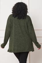 Load image into Gallery viewer, Plus Solid Drape Pocket Cardigan
