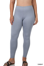 Load image into Gallery viewer, Plus Brushed DTY Microfiber Full Lemgth Leggings
