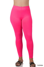 Load image into Gallery viewer, Plus Brushed DTY Microfiber Full Lemgth Leggings
