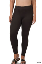 Load image into Gallery viewer, Plus Brushed DTY Microfiber Full Lemgth Leggings
