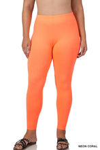 Load image into Gallery viewer, Plus Brushed DTY Microfiber Full Lemgth Leggings
