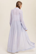 Load image into Gallery viewer, Long Button Down Shirt Maxi Dress
