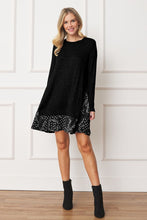 Load image into Gallery viewer, Mock Layered Bandana Paisley Mini Dress
