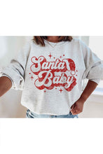 Load image into Gallery viewer, Santa Baby Christmas Sweatshirt
