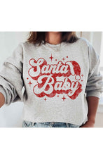 Load image into Gallery viewer, Santa Baby Christmas Sweatshirt
