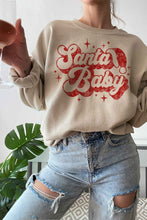 Load image into Gallery viewer, Santa Baby Christmas Sweatshirt
