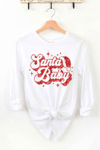 Load image into Gallery viewer, Santa Baby Christmas Long Sleeve Tee

