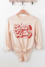 Load image into Gallery viewer, Santa Baby Christmas Long Sleeve Tee
