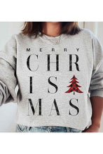 Load image into Gallery viewer, Merry Christmas Graphic Sweatshirt Plus Size
