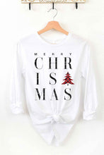 Load image into Gallery viewer, Merry Christmas Long Sleeve Tee
