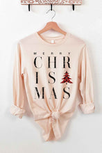 Load image into Gallery viewer, Merry Christmas Long Sleeve Tee
