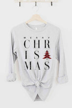 Load image into Gallery viewer, Merry Christmas Long Sleeve Tee
