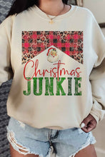 Load image into Gallery viewer, Christmas Junkie Graphic Sweatshirt
