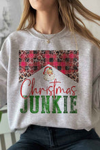 Load image into Gallery viewer, Christmas Junkie Graphic Sweatshirt

