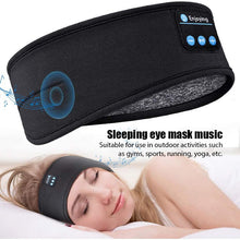 Load image into Gallery viewer, Wireless Bluetooth Sleeping Headphones Headband Thin Soft Elastic Comfortable Music Ear Phones Eye Mask For Side Sleeper Sports
