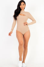 Load image into Gallery viewer, Front Cutout Long Sleeve Bodysuit
