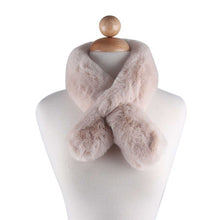 Load image into Gallery viewer, Faux Fur Pull Through Scarf
