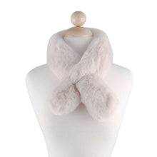 Load image into Gallery viewer, Faux Fur Pull Through Scarf
