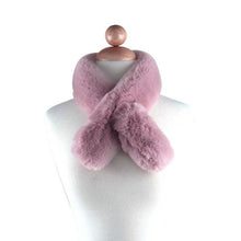 Load image into Gallery viewer, Faux Fur Pull Through Scarf

