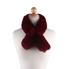 Load image into Gallery viewer, Faux Fur Pull Through Scarf
