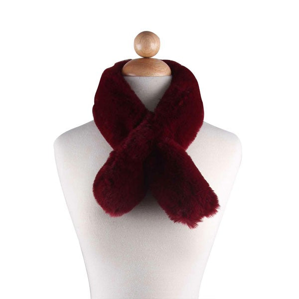 Faux Fur Pull Through Scarf