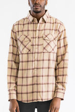 Load image into Gallery viewer, Long Sleeve Flannel Full Plaid Checkered Shirt
