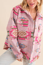 Load image into Gallery viewer, Blue B Exclusive Jacquard Aztec Shirt Jacket
